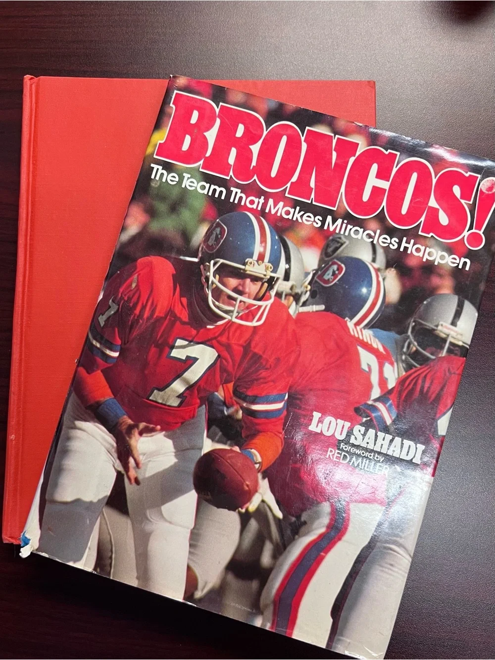 Denver Broncos-Pair Of Vintage Coffee Table Books-Circa 1970’s